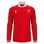 Wales 23/24 Home Classic L/S Shirt Mens