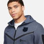 Barcelona Tech Fleece Windrunner Third Mens Nike Soccer Full Zip Hoodie