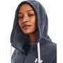 UA Rival Fleece Full Zip Hoodie Womens