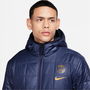 Paris Saint Germain Fleece Lined Hooded Jacket Adults