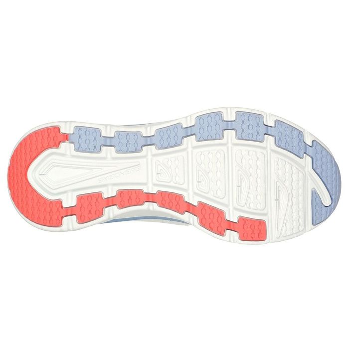 Skechers S LOGO ENGINEERED MESH LACE UP W White/Pink/Blue, £42.00