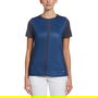 Mitered Polo Top Womens