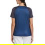 Mitered Polo Top Womens