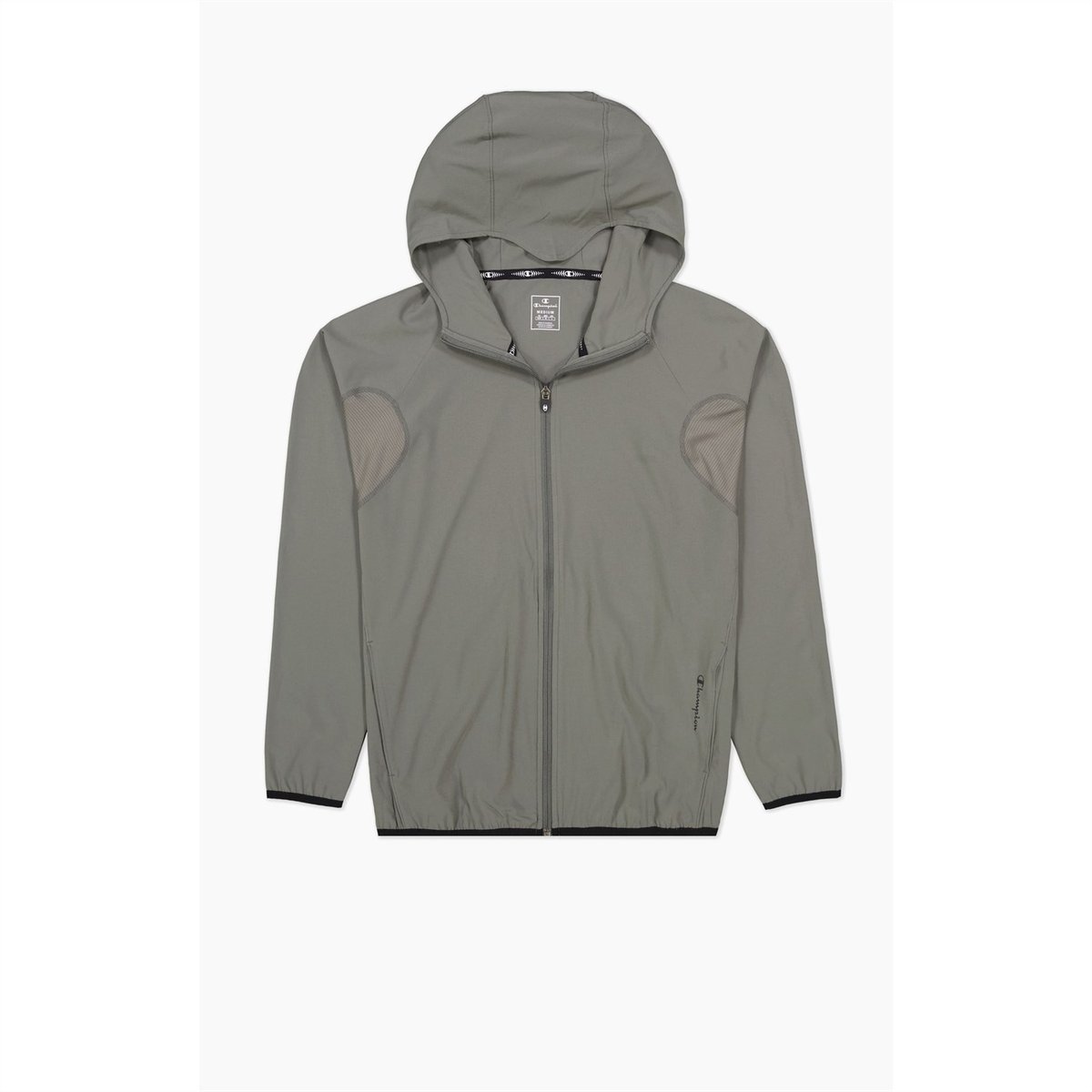 Champion windbreaker sales grey