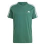 ESSENTIALS SINGLE JERSEY 3 STRIPES T SHIRT