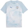 Manchester City Pre Match Short Sleeve Shirt 2023 2024 Adults