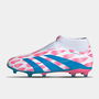 Predator 24 League Laceless Junior Firm Ground Football Boots