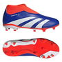 Predator 24 League Laceless Junior Firm Ground Football Boots