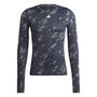 Techfit Allover Print Training Long Sleeve Top Men Gym Mens