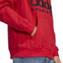 Pinstripe Fleece Hoodie Mens 