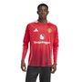 Manchester United Home Long Sleeve Shirt 2024 2025 Adults