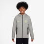 Barcelona Tech Fleece Full Zip Hoodie 2024 2025 Juniors