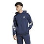 Future Icons 3 Stripes Full Zip Hoodie Mens