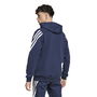 Future Icons 3 Stripes Full Zip Hoodie Mens