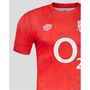 England Rugby Red Roses Warm Up Shirt 2024 Womens