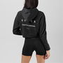 X Hyrox World Cropped Hoodie Womens