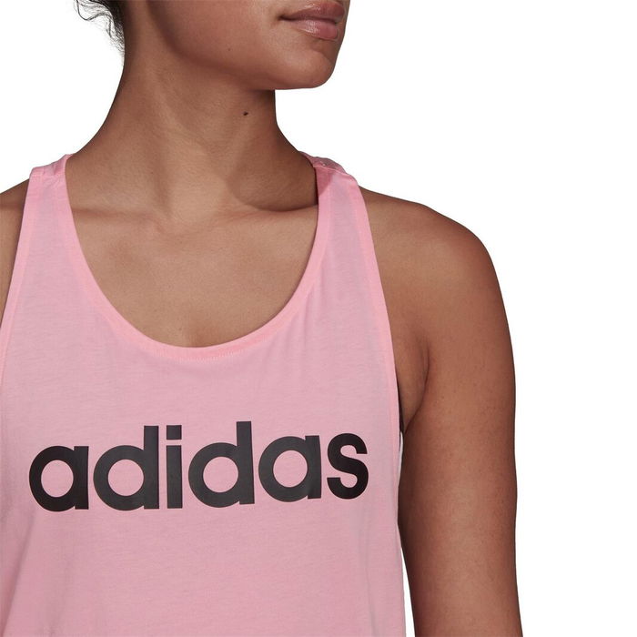 Womens Essentials Linear Loose Tank Top