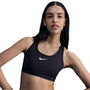 Swoosh Womens Medium Support 1 Piece Padded Sports Bra Womens