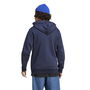 Essentials Fleece 3 Stripes Full Zip Hoodie Mens