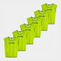 6 Pack Mesh Hi Viz Training Bibs