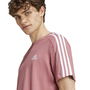 ESSENTIALS SINGLE JERSEY 3 STRIPES T SHIRT