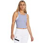 UA Meridian Rib Crop Tank Womens