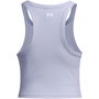 UA Meridian Rib Crop Tank Womens