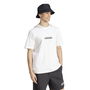 Essentials Single Jersey Linear Embroidered Logo T Shirt Mens