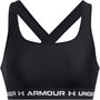 Armour Crossback Mid Bra Medium Impact Sports Womens
