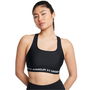 Armour Crossback Mid Bra Medium Impact Sports Womens