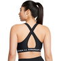 Armour Crossback Mid Bra Medium Impact Sports Womens