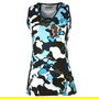 Abstract Print Golf Top Womens