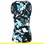 Abstract Print Golf Top Womens