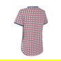 Geo Print Polo Shirt Womens