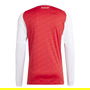 Arsenal Long Sleeve Home Shirt 2025 2026 Mens