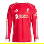 Liverpool Long Sleeve Home Shirt 2025 2026 Adults