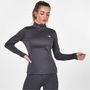 1/4 Zip Long Sleeve Ladies running Top