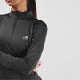 1/4 Zip Long Sleeve Ladies running Top