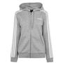 Essentials 3 Stripe Zip Track Hoodie Womens