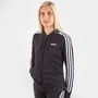 Essentials 3 Stripe Zip Track Hoodie Womens