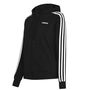 Essentials 3 Stripe Zip Track Hoodie Womens