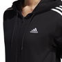 Essentials 3 Stripe Zip Track Hoodie Womens