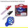 Precision Golf Ball Marker and Pen Set