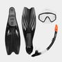 Snorkel, Mask, and Fin Set for Adults