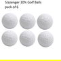 6 Pack Golf Balls Adults