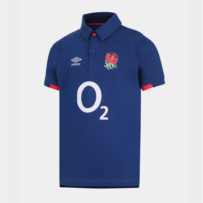 England Alternate Classic Short Sleeve Rugby Shirt 2020 2021