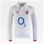 England Home Long Sleeve Classic Rugby Shirt 2020 2021