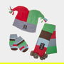 Harlequins Infant Hat/Scarf/Mit Set