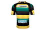 Northampton Saints 2017/18 Home Kids S/S Replica Rugby Shirt