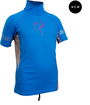 GIRLS FL SHORT SLEEVE RASHGUARD
